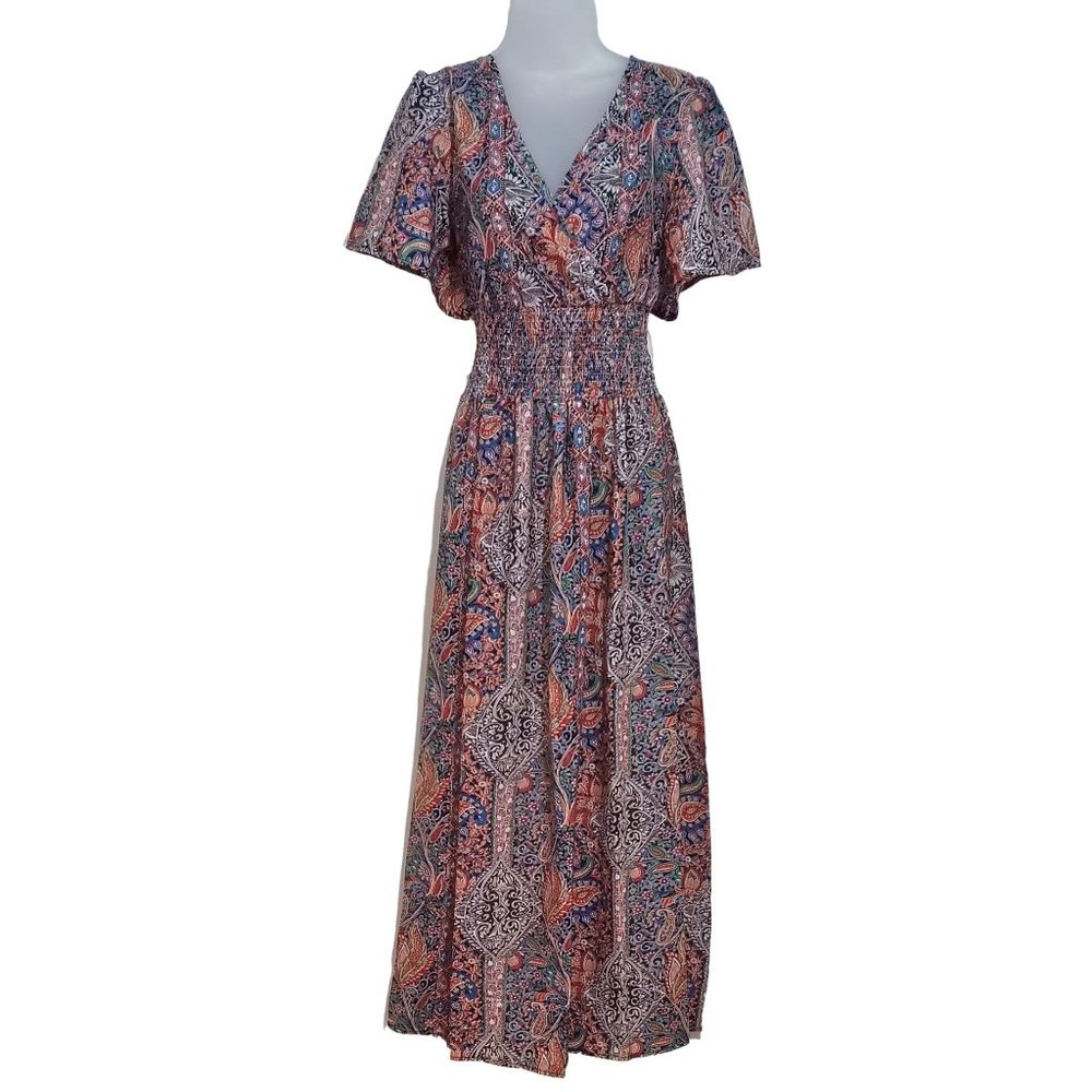 Multi-Color Boho Maxi Dress